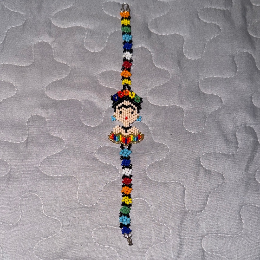 Handmade Beaded Frida Bracelet - Colorful Multicolor